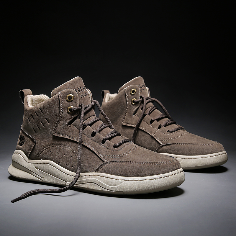 Suede Ankle Boot - Sepatu Boots Tinggi Pria Sepatu Motor