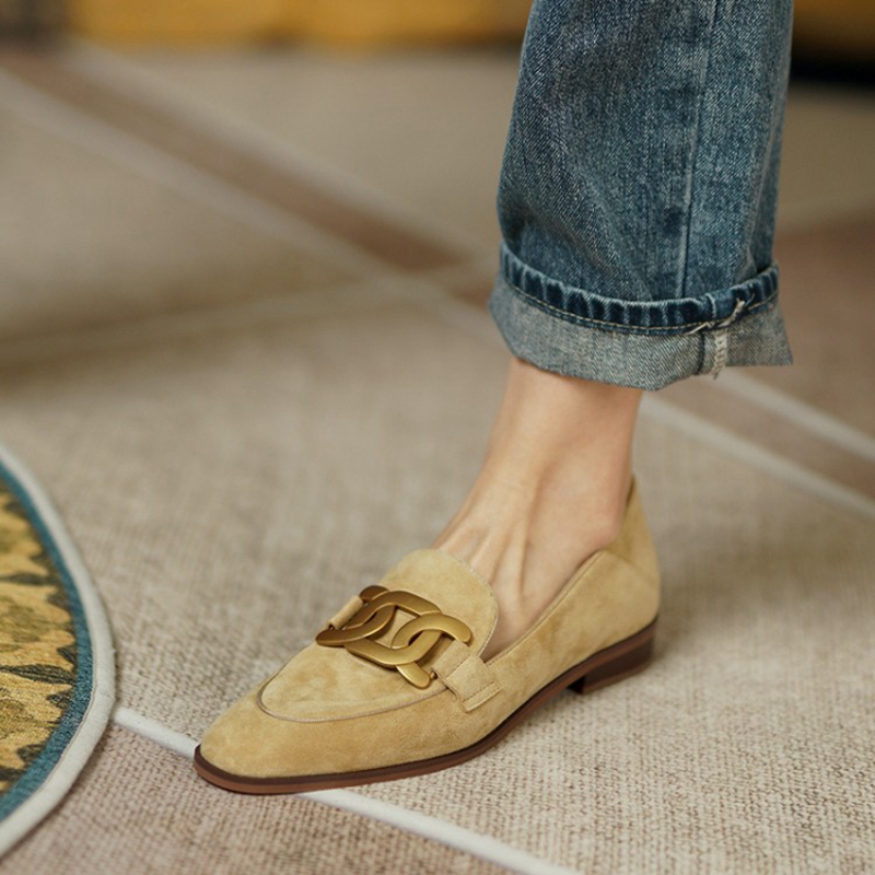 Women'S Heels - Sepatu Wanita Hak Rendah Musim Semi/Musim