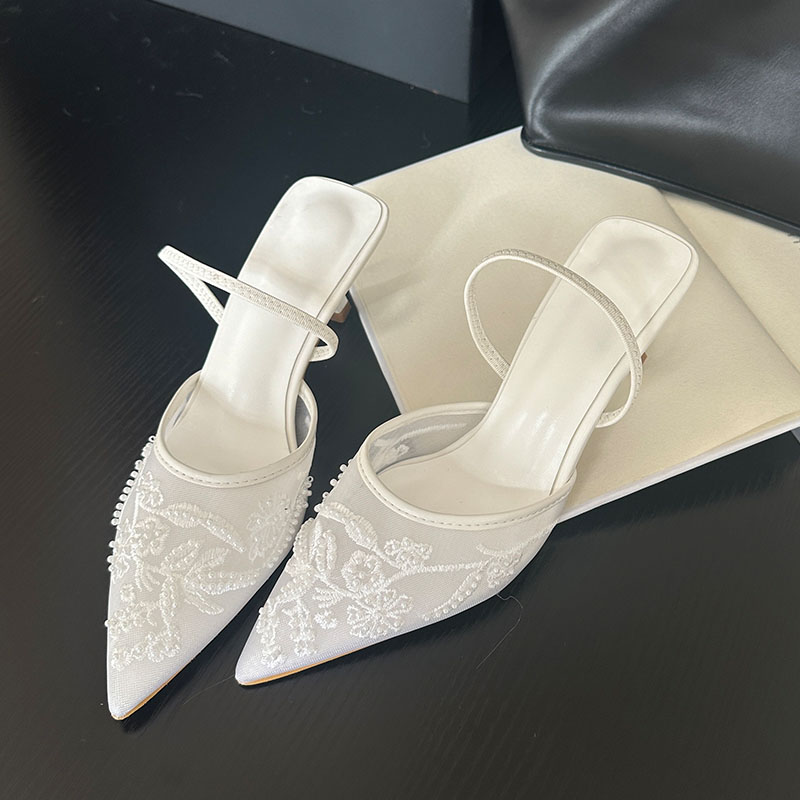 Women Shoes Brand - Sandal Slingback Elegan 2026 Wanita Hak