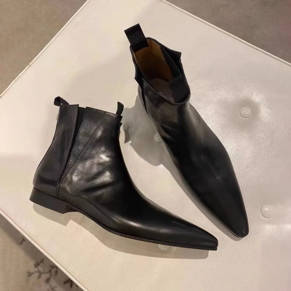 Women Shoes Luxury Brand - Sepatu Bot Pendek Wanita Mewah Musim