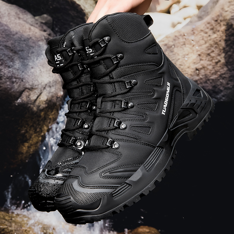 Suede Ankle Boot - Sepatu Hiking Taktis Luar Ruangan Ukuran