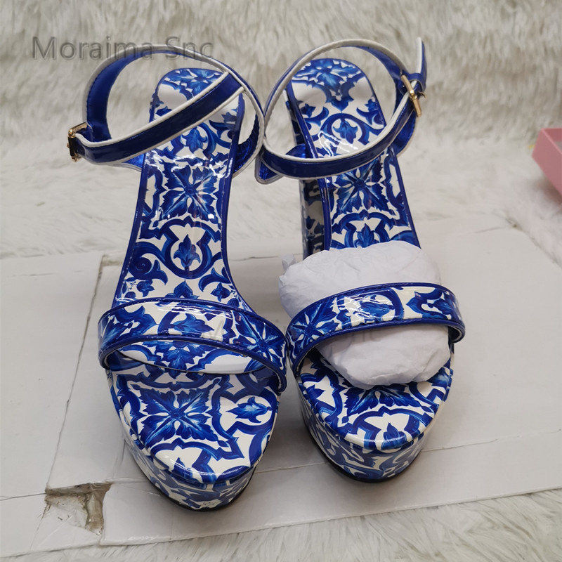 Sandal hak tinggi porselen bir - Women'S Shoes Navy Blue ulasan dan harga