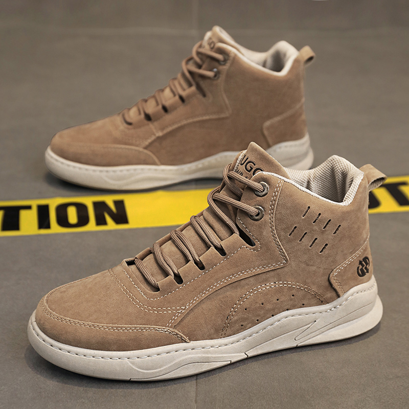 Sepatu Boots Tinggi Pria Sepat - Suede Ankle Boot ulasan dan harga