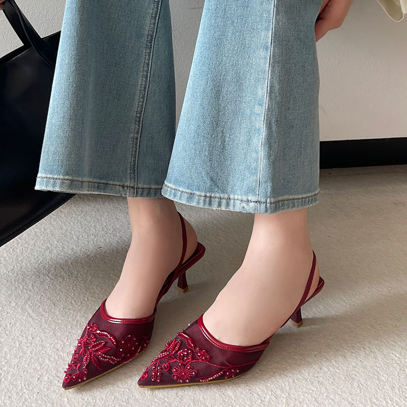 Sandal Slingback Elegan 2026 W - Women Shoes Brand ulasan dan harga