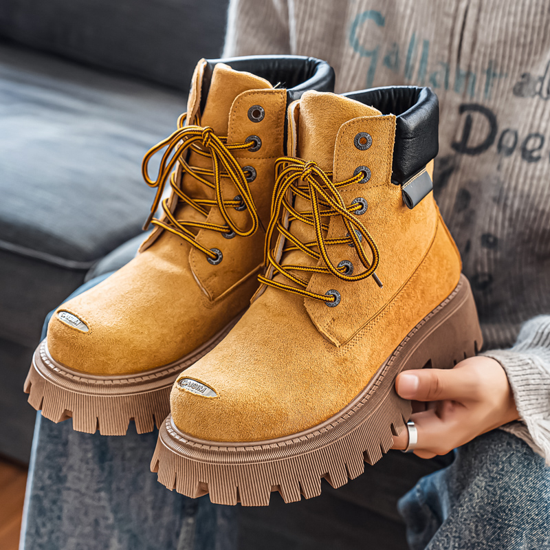Sepatu Bot Tinggi Klasik Kulit - Suede Ankle Boot ulasan dan harga