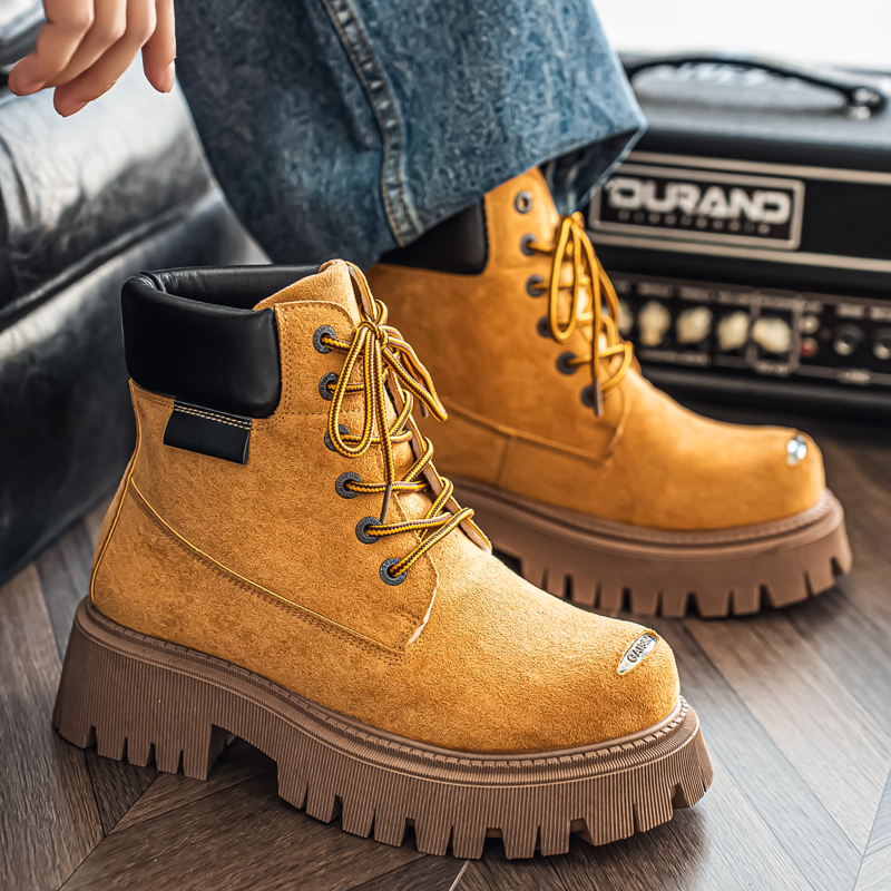 Sepatu Bot Tinggi Klasik Kulit - Suede Ankle Boot ulasan dan harga