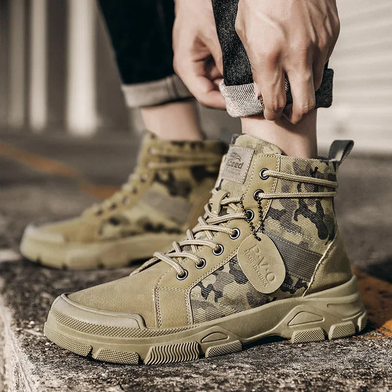 Sepatu Bot Tinggi untuk Pria S - Suede Ankle Boot ulasan dan harga