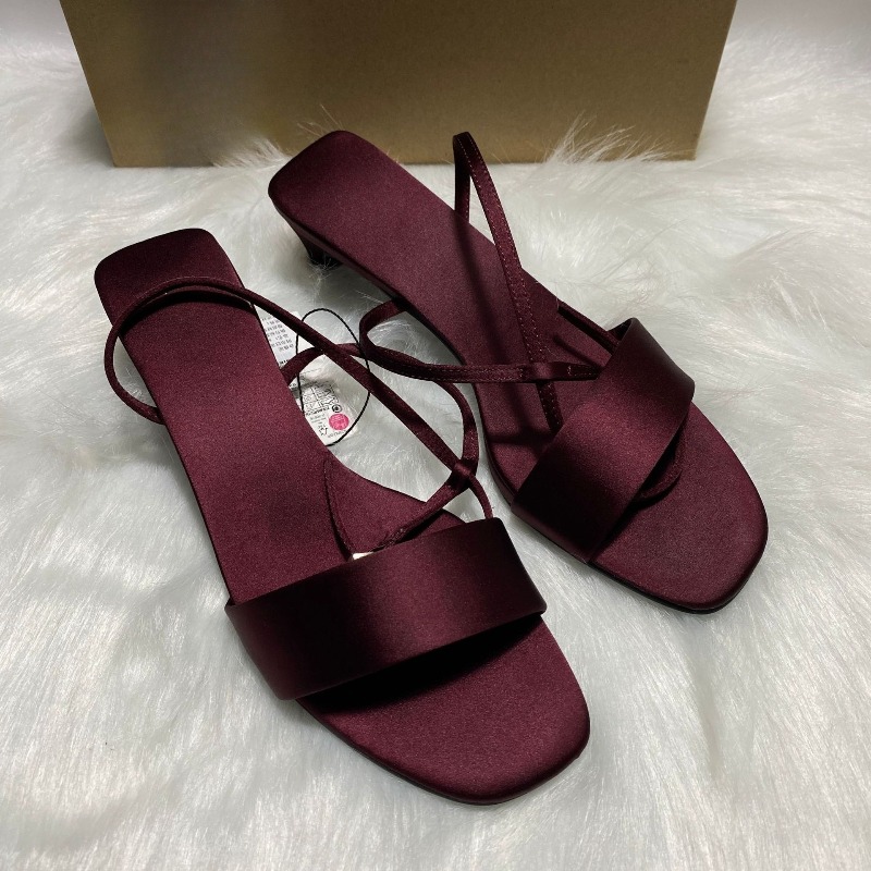 Sandal Wanita Modern Hak Renda - Women Shoes Luxury Brand ulasan dan harga
