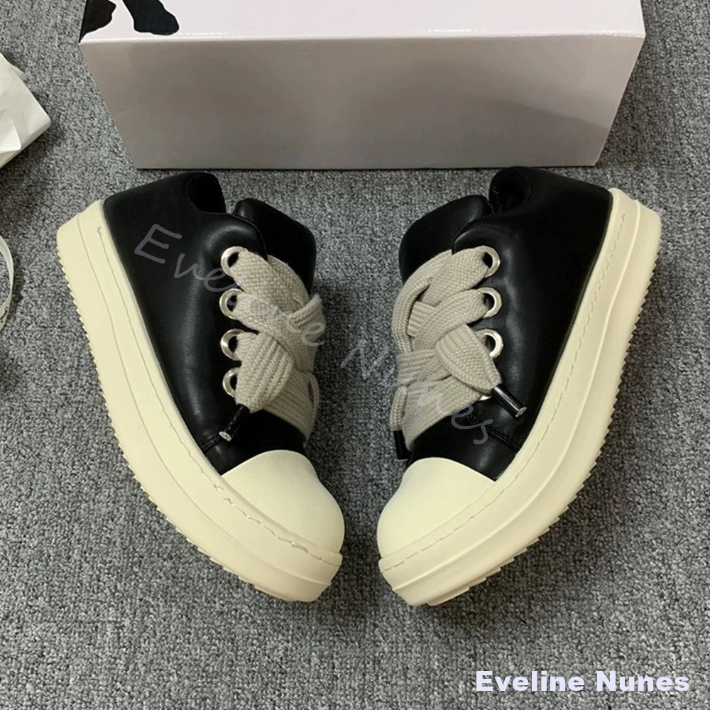 Sepatu Sneakers Platform Kulit - Women'S Shoes Y2K ulasan dan harga