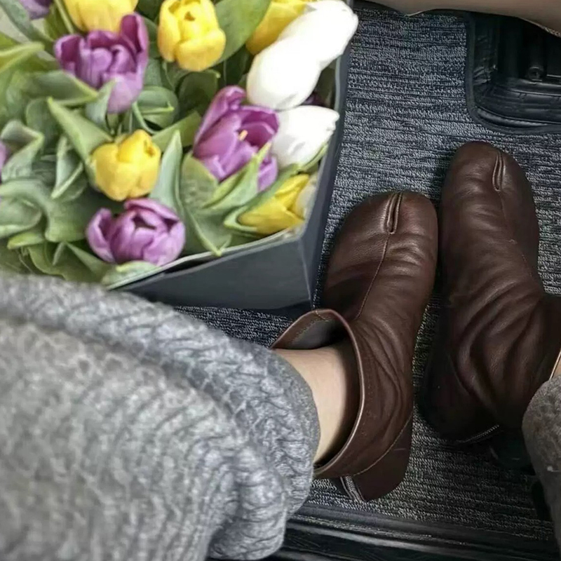Sepatu Bot Wanita Model Tabi M - Women Shoes Luxury Brand ulasan dan harga
