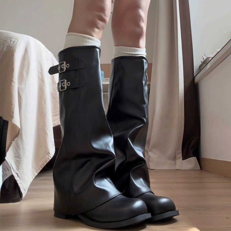 Sepatu Bot Setinggi Lutut Gaya - Women'S Shoes Y2K ulasan dan harga