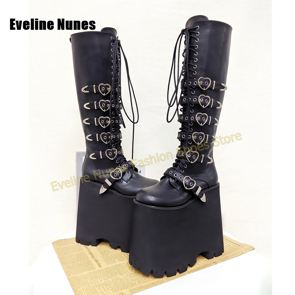 Sepatu Bot Platform Tinggi Got - Women'S Shoes Y2K ulasan dan harga