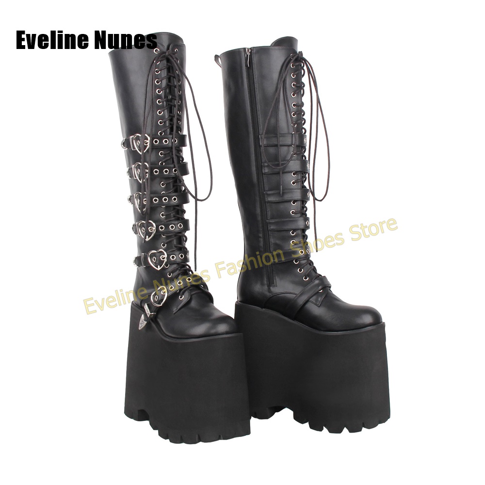 Sepatu Bot Platform Tinggi Got - Women'S Shoes Y2K ulasan dan harga