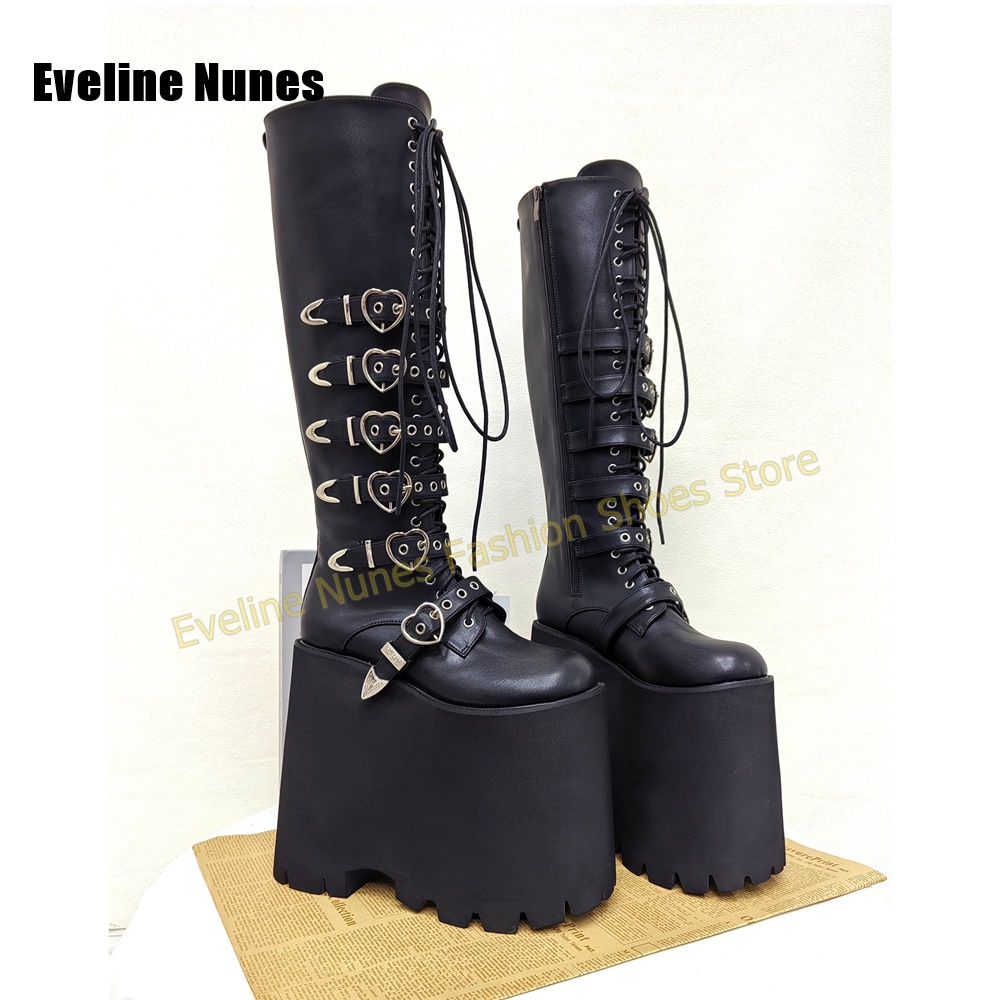 Sepatu Bot Platform Tinggi Got - Women'S Shoes Y2K ulasan dan harga