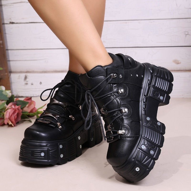 Sepatu Wanita Baru Gaya Punk B - Suede Ankle Boot ulasan dan harga