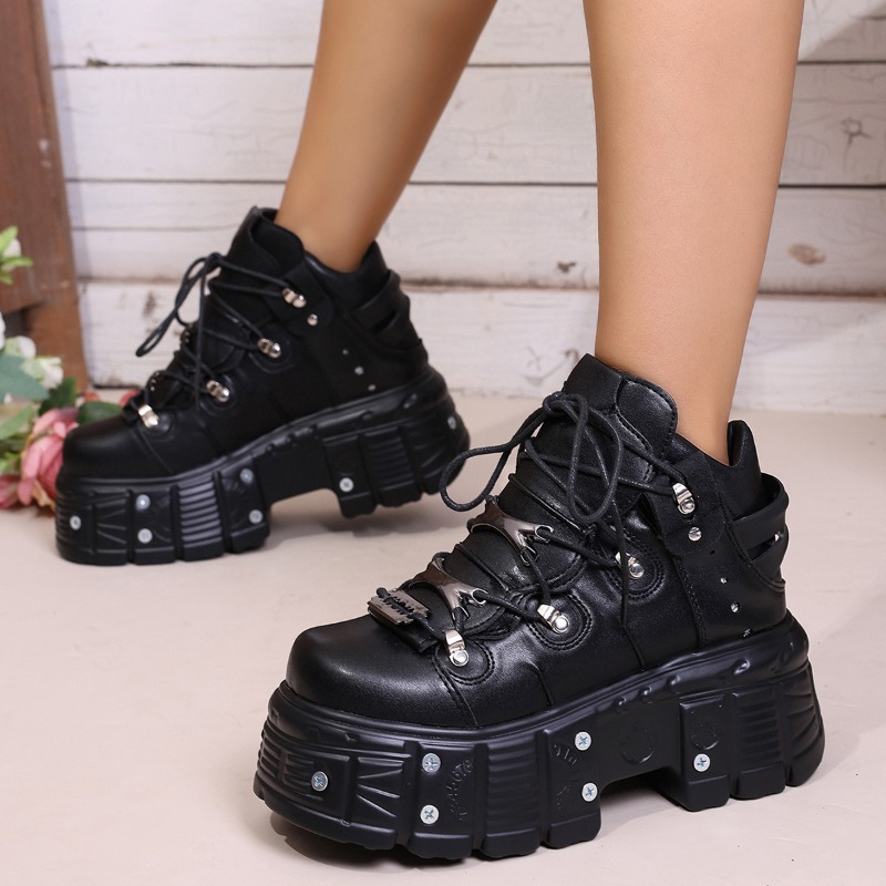 Sepatu Wanita Baru Gaya Punk B - Suede Ankle Boot ulasan dan harga