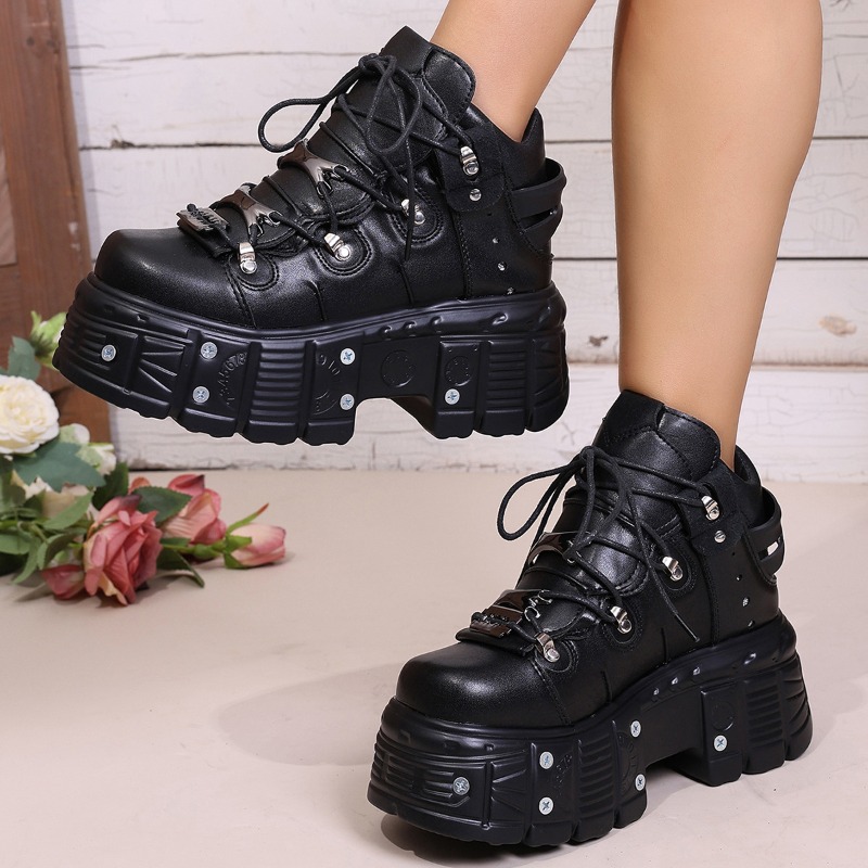 Sepatu Wanita Baru Gaya Punk B - Suede Ankle Boot ulasan dan harga