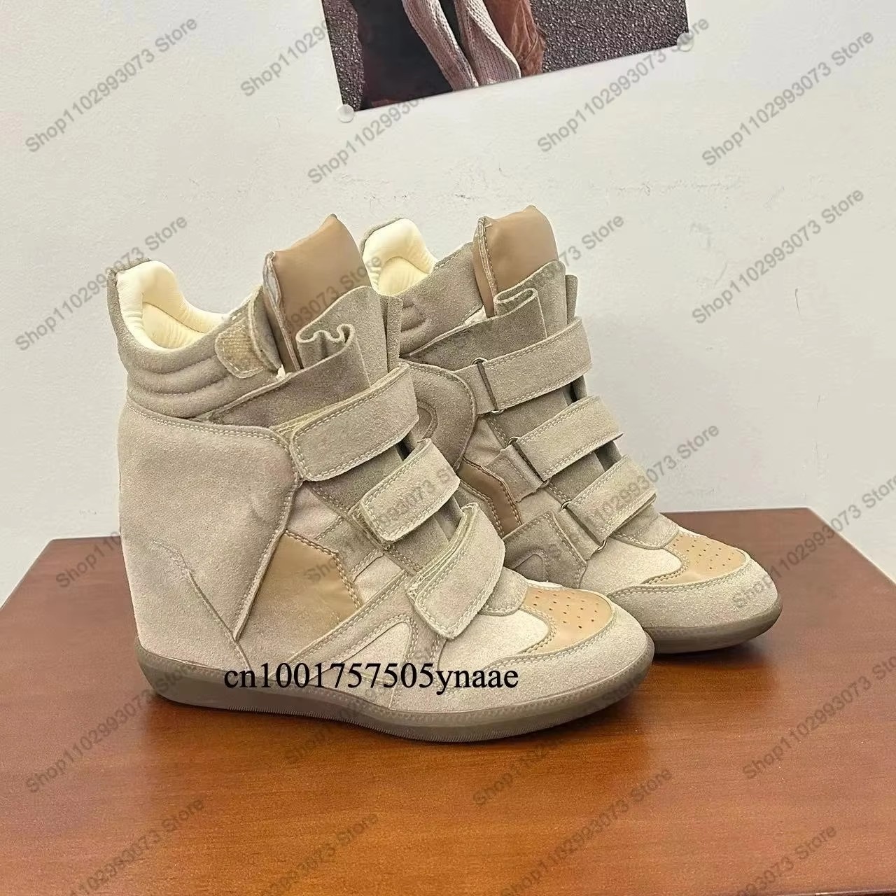 Sepatu Sneakers Wanita Hak Tin - Suede Ankle Boot ulasan dan harga